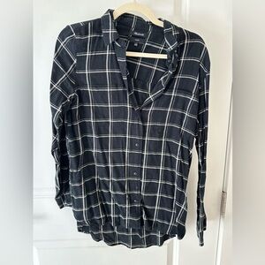 Madewell classic paid shirt size Small